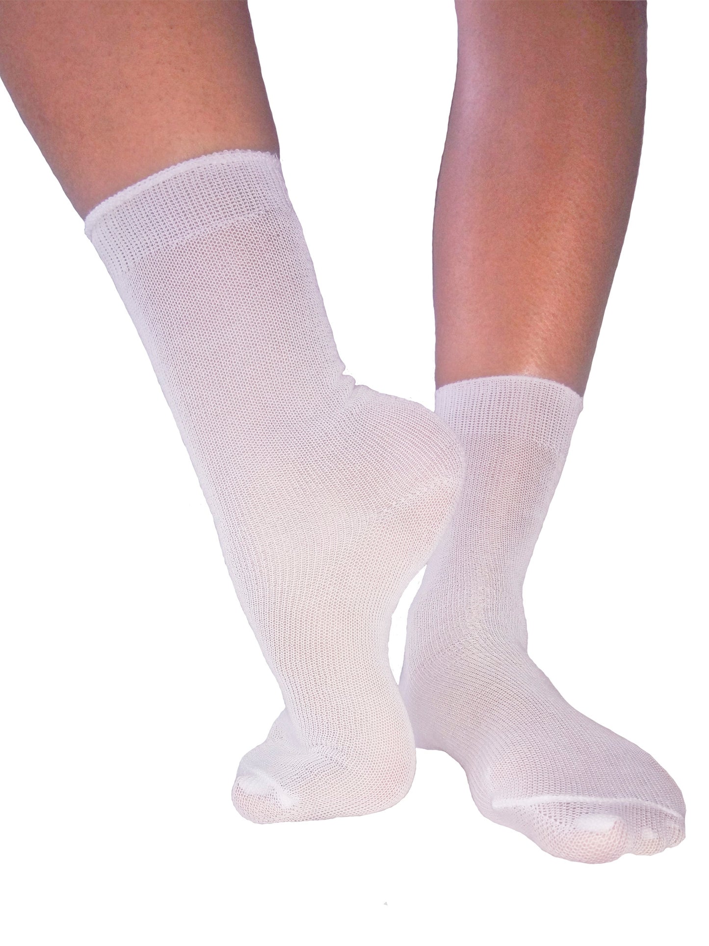 Underworks 10-Pack Unisex Disposable Casual Crew Socks- For Business or Leisure Travel - Everyday All Day Socks