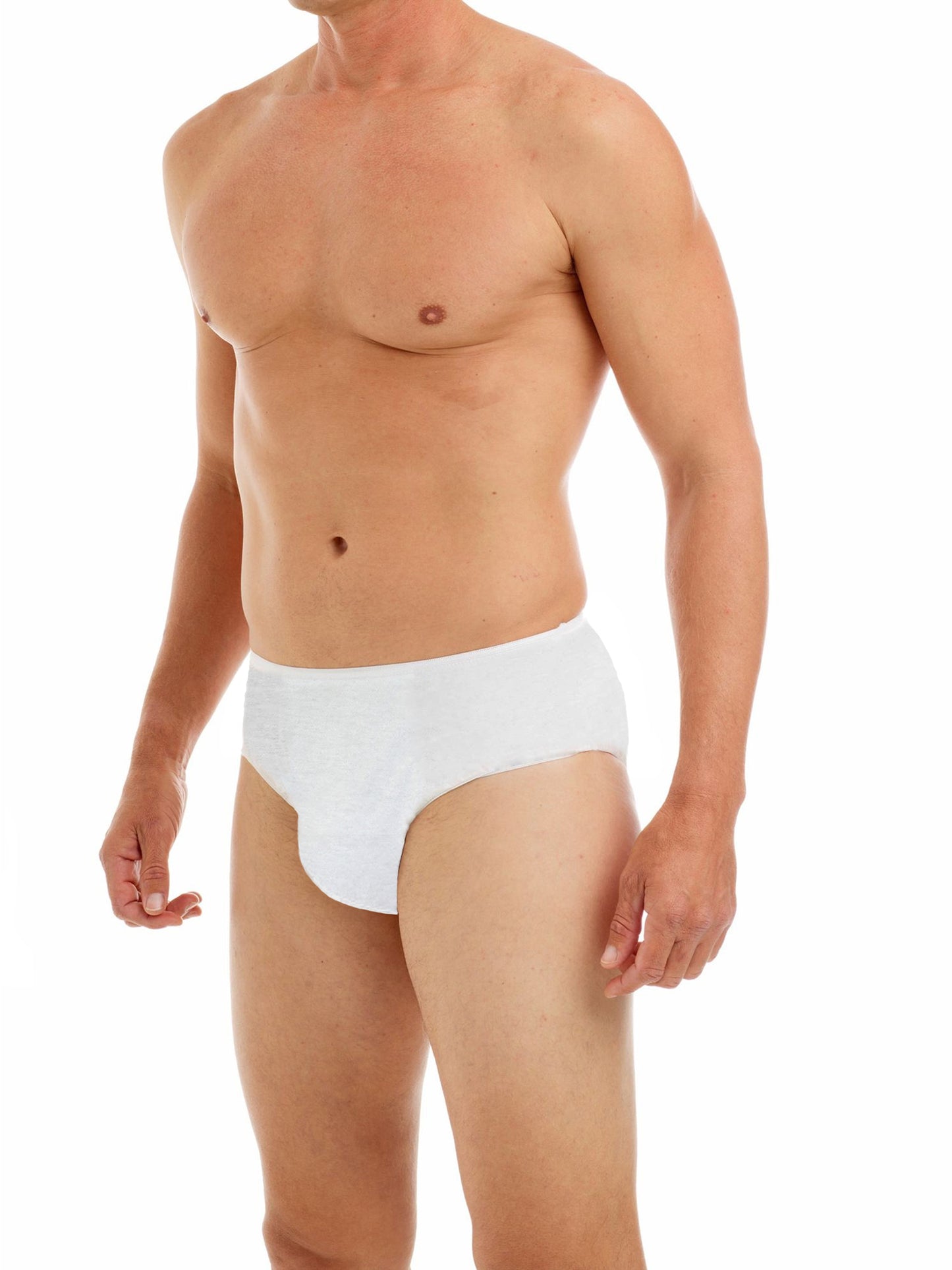 Underworks Mens Disposable 100% Cotton Underwear For Travel - Hospital Stays - Emergencies - 10pk