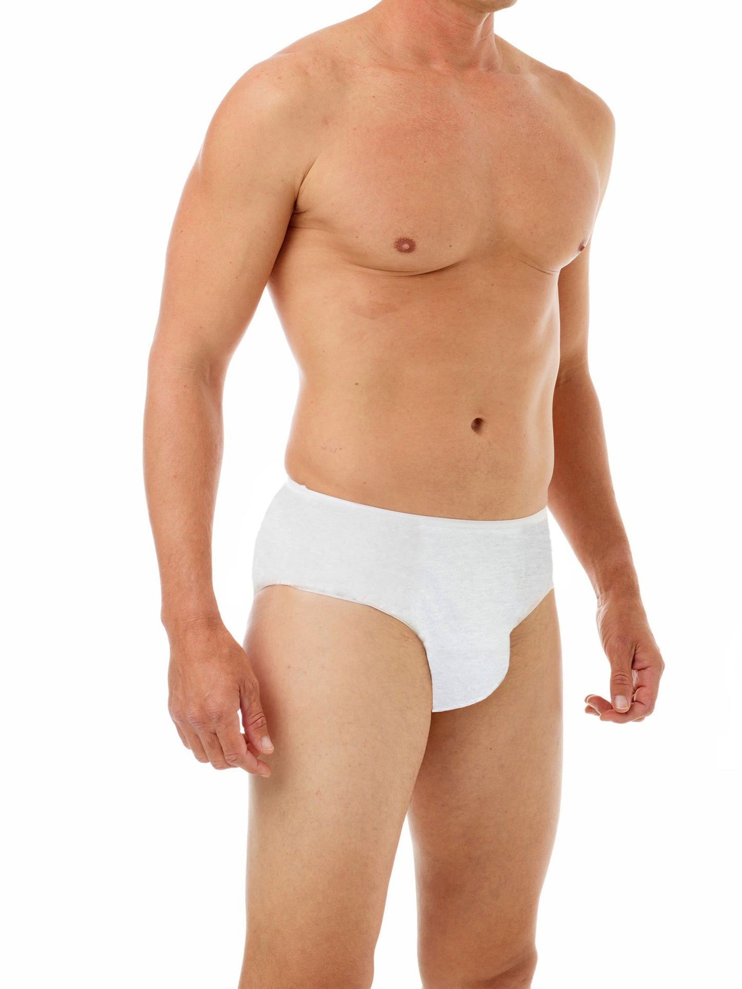 Underworks Mens Disposable 100% Cotton Underwear For Travel - Hospital Stays - Emergencies - 10pk